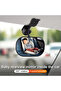 Adhesive tape Mirror New Car Rearview Mirror Wide View Safety Mirror For Windshield Infant Car Seats - 3