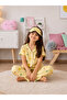 Girl's Cotton Buttoned Soft Sleep Band Summer Short-Sleeved Pajama Set