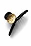 مشبك ذهبي على شكل ميدالية على شكل عظم