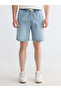 Nevavm Loose Fit Men's Jean Shorts with a Difference - 4