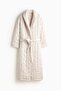 Quilted dressing gown