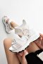 Women's White Padded Sports Sandals - 2