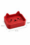 Solid Soap and Dish Sponge Stand with Cat Figure |   Minimal Design Bathroom and Kitchen Stand |   Cute Soap and Dish Sponge Organizer with Drainage - 3