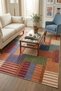 Bohemian Washable Stain Resistant Modern Multi-Colored Special Series Non-Slip Base Carpet Rug Runner Rcmulti_Klm_002 - 2