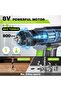 8V Cordless Drill Driver Set, Electric Screwdriver 3/8" Keyless Chuck, Max Torque 12 N.m - 3