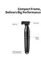 Electric Trimmer and Shaver, One-Blade Design, Washable Flat Blade Razor for Men and Women Body Grooming - 3