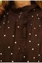 Women's Sequin Embroidered Padded Cotton Shirt - 5