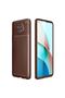 غطاء كربون بتركيز تلقائي لهاتف Redmi Note 9 5G - بني
