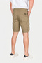 Men's Aqua Green Lycra Gabardine Modern Fit Cargo Capri Shorts–Multi-Pocket Summer Relaxed Fit Shorts 2014 - 5