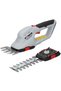 Grass/hedge trimmer with 3.6V battery