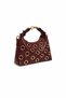 Women's Stylish Hand, Arm and Shoulder Bag with Gold Ring Detail - 3