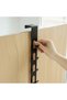 Metal Door Hanger Multi-Purpose Organizer Hanger Coat Bag Towel Hanger Black - 6