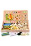 Wooden Multi-Function Learning Box – Montessori Early Education Puzzle (32×19×4cm) - 5
