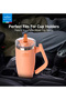 Temp Guard Vacuum Insulated Travel Mug – 180° Rotating Handle, 24H Cold & 12H Hot Retention, Leak-Proof Lid - 1200ml - 5
