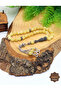 Ayyıldız Silver Tasseled Small Size Globe Cut Ukrainian Drop Amber Prayer Beads 201025502 - 2