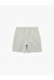 Printed Shorts with Pocket Detail and Tie-Waist - 4