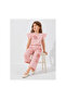 Girls' Poplin Woven Suit with Rose Decoration - 2