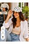 Women's Polka Dot Hat, Trendy Polka Dot Adjustable Hat, Casual Summer Hat - 5