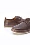 Novento Brown 100% Genuine Leather Men's Casual Shoes - 4