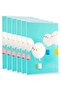 6x Table Display Sign Holder for A4, Vertical T-stand Display, Clear Acrylic, Double-sided Display Stand, Advertising Display, Transparent