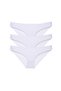 Glb-Stl41414 3-Piece Super Eco Set Lycra Women's Slip Panties White