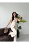 Women's Button Detailed Vest Trouser Set Stylish Two-Piece Set - 2