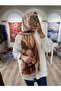 شال سيرينزا ناعم بنقشة مميزة - بيج - 5