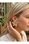 Wicker Design Daisy Earrings for Women Beige - 4