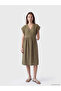 Nevavm Easy-To-Wear Double-Breasted Collar Snap Dress with a Difference
