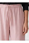 Two Mt Shop Quality Lcw Modest Pink Plain Loose & Wide Leg Women's Trousers - 3