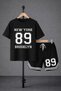 Unisex New York Printed Oversize Fit Comfortable Fit T-Shirt and Shorts Set