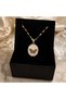 Women's Necklace with Butterfly Figure Detail - Non-Tarnishing Gold Steel Necklace