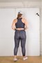 Plus Size Women's Athlete Leggings-Crop Fitness Set - 2