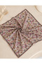 Soft Women's Floral Patterned Scarf Daily Use Soft Textured Scarf - 3