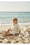 100% Cotton Muslin Children's Bathrobe Hooded Bath and Beach Towel - 5
