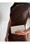 Women's Croco Textured Shiny Large Size Wallet - 6