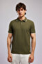 Brat Men's Regular Fit Basic Polo Collar T-Shirt Green - 4