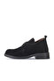 Black Nubuck Women's Heeled Boots - 3