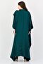 Women Embellished Kaftan Maxi Dress, Green - 4