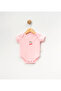 4-Piece Girls' Embroidered Snap Fastener Short-Sleeved Boxed Bodysuit Set - 5