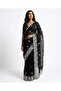 Nool Shab Organza Saree with Unstitched Blouse Material