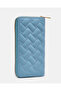 Women Blue Quilted Purse - 3