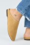 Campos Women's Genuine Leather Flat Sabo Sand Slippers - 5