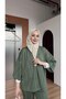 Women's Stone Detailed Kimono Set, Loose Cut, Stylish Look, Wide Leg, 2-Piece Set - 6