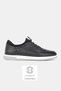 Men's Black Genuine Natural Leather Orthopedic Sole Comfort Smart Lace-Up Shoes