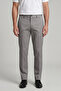 Men's Dad Gray Color Classic Linen Trousers - 2