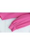 Imported Crepe Tunic with V-Details and Long Buttons on the Back - Pink - 4