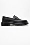 Genuine Leather Men's Loafer Laceless Inner and Outer Leather Men's Shoes - 2