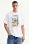 New Yorker Oversize Fit Men's T-Shirt - White - C101