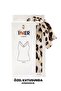 Women's Single Viscose Blouse Leopard Patterned V-Neck Cross Back Detailed Stylish and Modern Design (216007) - 2
